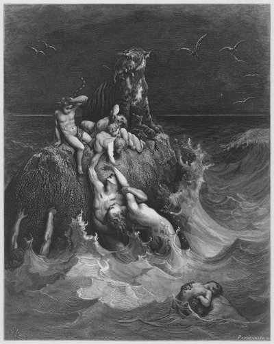El diluvio de Gustave Dore